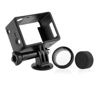 Cadre de Fixation Extension par CamKix pour GoPro - Compatible avec Caméra GoPro Hero 4 Noire et Argent, 3 et 3+ - Entrées USB, HDMI, et pour Carte SD Totalement Accessibles, Boîtier Léger et Compact