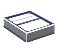 Cadre de fixation Geberit Duofix 551504001 80 x 100 cm, pour parois de douche jusqu'à 100 cm de profondeur (5 pieds).