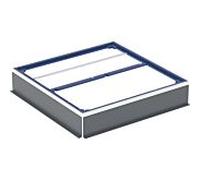 Cadre de fixation Geberit Duofix 551526001 pour 2,13 m (7 pieds), pour une zone de douche de 120 x 120 cm.