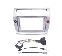 Cadre De Fixation pour Autoradio 9" 2 DIN pour Citroen C4, pour C-Triomphe pour C-Quatre (2004-2014)(Argent)