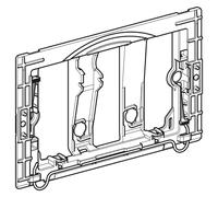 Geberit 241.874.00.1 Ensemble tringle à poussoir à UP320, 1 pièce