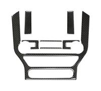 Cadre De Garniture De Navigation GPS Pour Ford Pour Mustang GT 2015-2021, Kit D'autocollants Décoratifs Pour Console Multimédia Intérieurs Autocollant(Look Carbone 1)