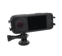 Cadre de griffe vertical horizontal avec adaptateur pour Insta360 X4 Air, protection en silicone avec double support, film flexible pour l'extérieur