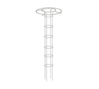 Cadre de grille pour plantes grimpantes en plein air, support de vigne arqué, piquets en fil métallique, support de fleurs pour parapluie de jardinage, pour rose (210 cm)