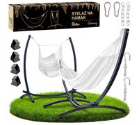 Cadre de hamac, balançoire, support de jardin, métal, chaise brésilienne, 2 en 1