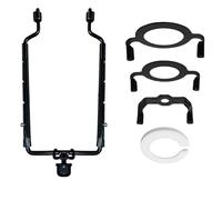 Cadre de harpe de lampe décorative avec d ' abat-jour portable en métal de taille réglable pour luminaires et abat-jour E26 E27 de selle standard