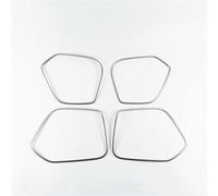 Cadre De Haut-parleur Audio Porte Voiture En Acier Inoxydable, Garniture Couverture Décoration Pour Q3 2012 - 2016, Accessoires D'intérieur Style Autocollant remplissage(Argent)