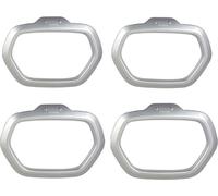 Cadre de haut-parleur pour Jeep Renegade 2014-2024 Chrome ABS Argent 4pcs
