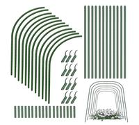 Cadre de jante de jardin en fibre de verre, tunnel de culture de jantes de serre - Support de de bricolage résistant à la rouille - Le tunnel de bricolage garantit la protection des