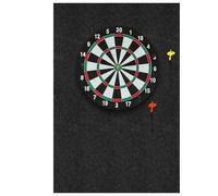 Cadre de Jeu de fléchettes, Protection Murale pour Jeu fléchettes - Panneau arrière Pliable 12 mm d'épaisseur pour Planche, 35, 4 x 23, 6 Protection Ultime, Panneau en Feutre pour la sécurit