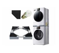 Sichler Haushaltsgeräte Cadre de jonction pour superposition lave-linge et sèche-linge avec sangle