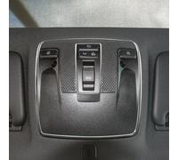 Cadre de lampe de lecture avant pour véhicules Mercedes Classe A Classe B pour GLA CLA X156 pour C117 Pièce de rechange en acier inoxydable compatible avec les modèles 2012 2018 (argent)