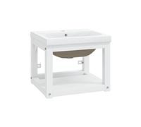Cadre de lavabo de salle de bain vasque à encastrer Blanc Fer, cadre de lavabo, meuble de salle de bain, cadre console de salle de bain
