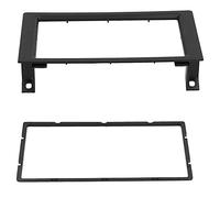 Cadre de Lecteur DVD Double Din pour Saab 9-3 2007-2010, Facia Trim Centrale en ABS, Installation Parfaite - Compatible Vide Poche Autoradio, Ajustement Sécurisé et Durable