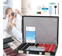 Cadre De Lentille D'essai Ensemble de lentilles d'essai for test de vision ophtalmologique, lentilles d'essai optiques, équipement d'optométrie, ensemble complet de 266 pièces