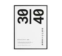 Paper Collective Cadre Regular - noir - 30 x 40 x 2 cm