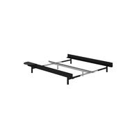 Cadre de Lit 90-180 cm Noir