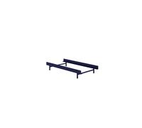 Cadre de Lit 90 cm Bleu Cobalt