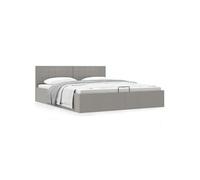 Cadre de lit à rangement hydraulique sans matelas 160x200 cm