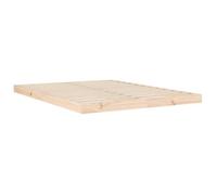 Cadre de lit adulte/Lit 2 places, LEMON, sans matelas - 140x190 cm bois de pin massif 343