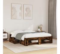Cadre de Lit Adulte Meuble Chambre à Coucher Intérieur Bois d'Ingénierie vidaXL
