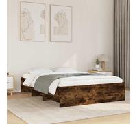 Cadre de Lit Adulte Meuble Chambre à Coucher Intérieur Bois d'Ingénierie vidaXL