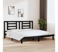 Cadre de Lit Adulte Meuble Sommier à Lattes Chambre Intérieur Bois Massif vidaXL