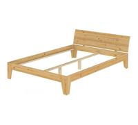 Erst-Holz Cadre de lit Adulte pin Naturel 160x200 lit Robuste et Moderne sans sommier ni Matelas 60.62-16oR