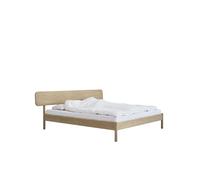 Cadre de Lit Alken 200x210 en Chêne Traité Au Savon