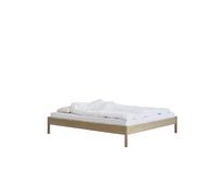 Cadre de Lit Alken sans Tête de Lit 140x200 Chêne Traité Savon