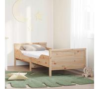 Cadre de lit avec matelas avec tête de lit Bois de pin massif Lit ferme vidaXL v