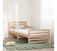 Cadre de lit avec matelas extensible Bois de pin massif Lit bois maison vidaXL v
