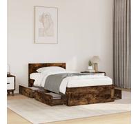 Cadre de Lit avec Tête de Lit Adulte Chambre Intérieur Bois Ingénierie vidaXL