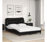 Cadre de Lit avec Tête de Lit Rembourré Cappuccino 90x200 cm Similicuir vidaXL