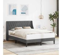 Cadre de lit avec tête de lit Velours Lit Moderne Mobilier chambre en vidaXL vid