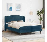 Cadre de lit avec tête de lit Velours moderne Mobilier chambre simple vidaXL vid