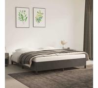Cadre de Lit Bleu Foncé 120x200 cm Velours Rembourré Double Sommier vidaXL