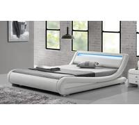 Cadre de lit Chicago de Côté Lounge : 140 x 190 cm / Blanc