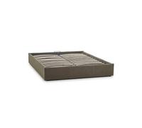 Cadre de Lit Coffre Luna 160x200cm Vert Polyester