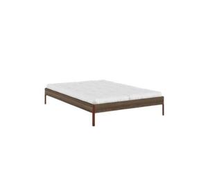 Cadre de Lit Core 140x200 Brun caroube/Rouge Terre