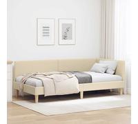 Vidaxl Cadre De Lit D'angle Autre Gris Clair 100 X 200 Cm