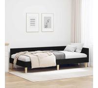 vidaXL Cadre de lit d'angle en tissu - Lit d'appoint Mobilier d'intérieur