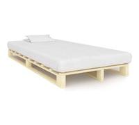 vidaXL Cadre de lit de Palette sans Matelas Bois pin Massif 120x200 cm