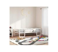 vidaXL Cadre de lit pour enfants 75x190 cm pin massif sans matelas