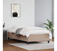 vidaXL Cadre de Lit Sommier à Lattes Lit Rembourré Cadre à Lattes Lit Double Adulte Meuble de Chambre Intérieur Cappuccino 140x200 cm Similicuir Marron https://www.fnac.com/mp48359867/vidaXL-Cadre-de-lit-Cappuccino-140x200-cm-Similicuir/w-4?oref=90fd5f4d-1f2b-1f68-9dd7-faaaf6307e5d