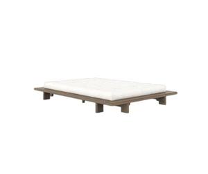 Cadre de Lit Japan 140x200 Brun Caroube