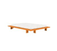 Cadre de Lit Japan 140x200 Orange Solaire