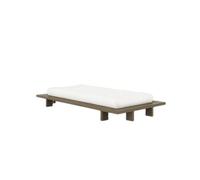 Cadre de Lit Japan 90x200 Brun Caroube