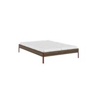 Cadre de Lit Karup Core 140x200 Brun caroube/Rouge Terre