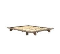 Cadre de Lit Karup Design Japan 160x200 Caroube Marron